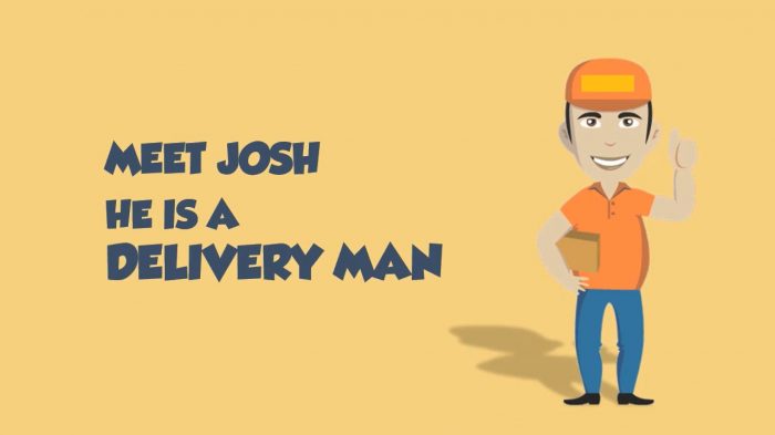 Delivery Man - Explainer Video Template