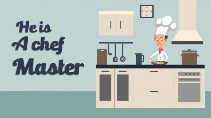 Male Chef - Explainer Video Template